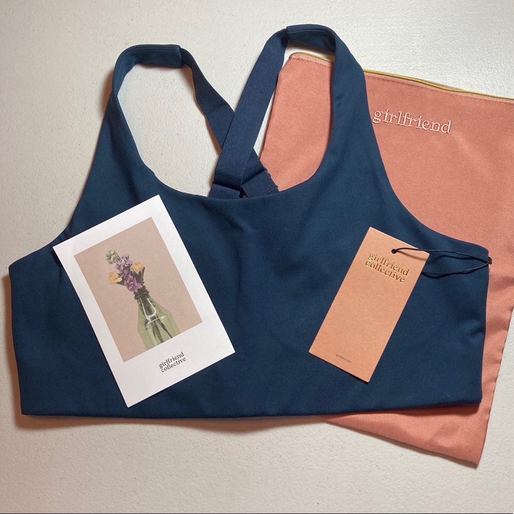 Girlfriend Collective Simone bra Midnight XL